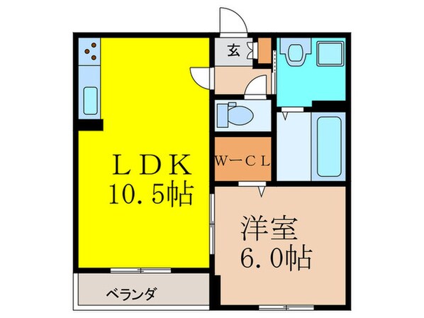 ヴィアソーレ摂津の物件間取画像